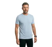 BOSS T-Shirt aus Baumwoll-Mix mit kreisförmiger Jacquard-Struktur - Style Tiburt 240, 50452680 Hellblau 4XL