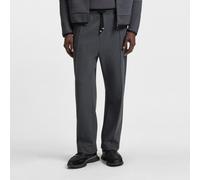 BOSS Herren Pants TL Relaxed-Fit Jogginghose aus gestepptem Jacquard Dunkelgrau M