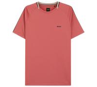BOSS Active Slim-Fit T-Shirt mit Signature-Streifen am Kragen - Style TS_TOC Court, 50570006 Rot XL