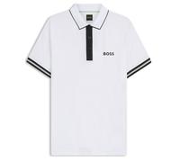 BOSS Active Slim-Fit Poloshirt mit feuchtigkeitsableitenden Eigenschaften - Style PL_TOC Serve CB, 50559214 Weiß M