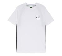 BOSS Active Schnell trocknendes Slim-Fit T-Shirt mit Vier-Wege-Stretch - Style TS_TOC Spin CB, 50554544 Weiß L