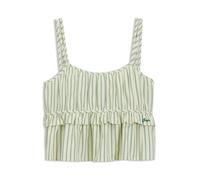 BOSS Top aus Baumwoll-Popeline mit vertikalen Streifen - Style C_Iplyn, 50559224 Grün gemustert 40