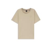 BOSS Top aus merzerisierter Baumwolle mit gesticktem Doppel-Monogramm - Style Elphi_BB, 50513755 Hellbeige XL