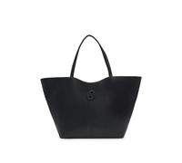 BOSS Tote Bag aus genarbtem Leder mit Double-B-Monogramm - Style Anett New BIG Tote, 50563158 Schwarz ONESI