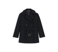 BOSS Trenchcoat aus Baumwolle mit Gürtel - Style Cromas, 50553185 Dunkelblau 40