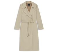 BOSS Trenchcoat mit Stoffgürtel - Style Calissya, 50541507 Hellbeige 36