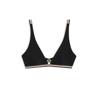 BOSS Triangel-BH mit charakteristischem Streifen-Elastik - Style ICONIC TRIANGLE, 50556649 Schwarz XS