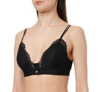 BOSS Triangel-BH aus Spitze mit plissiertem Mesh-Detail - Style TRIANGLE_BLOSSOM, 50556193 Schwarz L