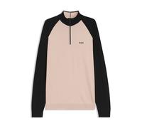 BOSS Troyer im Colour-Block-Design - Style KN_GOC Swing QZ, 50563379 Hellorange XL