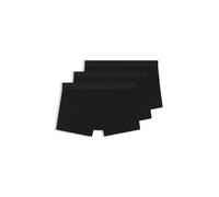 Trunk BOSS "3P Logo Trio", Herren, Gr. S, schwarz 001, Jersey, Obermaterial: 95% Baumwolle, 5% Elasthan, unifarben, Unterhosen, Neuheit, enganliegend, kurzes Bein (32803327-S) schwarz 001