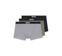 Trunk BOSS "3P BOSS ONE x David Beckham", Herren, Gr. XL, open miscellaneous 962, Jersey, Obermaterial: 95% Baumwolle, 5% Elasthan, Unterhosen (49301663-XL) open miscellaneous 962