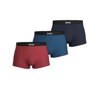 Trunk BOSS "3P Trunk BOSS ONE", Damen, Gr. M, open miscellaneous 982, Jersey, Obermaterial: 95% Baumwolle, 5% Elasthan, Unterhosen, mit unifarbenen Bund (99553360-M) open miscellaneous 982