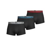 BOSS 3er Pack Herren Trunks Power Boxer Boxershorts Unterhosen Cotton Stretch, Farbe:Mehrfarbig, Wäschegröße:2XL, Artikel:-964 Black Multi Bund
