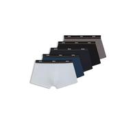 BOSS Boxershorts Trunk 5P Essential – 5er-Pack, Stretch-Baumwolle, Logobund, Schwarz/Grau/Blau L