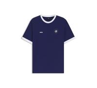 BOSS T-Shirt aus Stretch-Baumwolle mit Landesflagge und Logo - Style TS_BB BC Lux Tee, 50562134 USA XXL