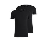 BOSS Herren Round Neck T-Shirt, 2er Pack Modern, Black, XXL