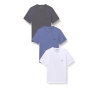 Hugo Boss T-Shirt TShirtRN 3P Classic – Regular Fit, 3er-Pack, reine Baumwolle – Blau Gr. L