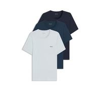 BOSS Dreier-Pack T-Shirts aus Baumwolle - Style TShirtRN 3P Classic, 50532470 Blau S