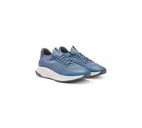 BOSS TTNM EVO Sneakers mit gestricktem Obermaterial und Velourslederdetails - Style TTNM EVO_Slon_knrsd, 50523113 Hellblau 45