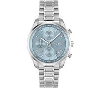 Boss Grand Tour 38 Mm Damenuhr One Size Silver / Light Blue / Mineral