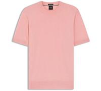 BOSS Kurzarm-Pullover aus Merinowolle - Style H-Umauro, 50560476 Hellrosa XXL