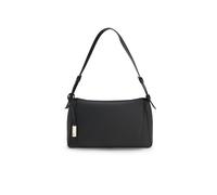 BOSS Umhängetasche aus genarbtem Leder mit Logo-Plakette - Style Ameline Shoulderbag, 50573378 Schwarz ONESI