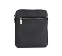 BOSS Umhängetasche aus italienischem Leder mit Logo-Prägung - Style New Crosstown_Envel., 50529289 Schwarz ONESI