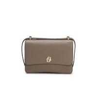 BOSS Umhängetasche aus Leder mit Double-B-Monogramm - Style BOSS BEYOND Crossb., 50554935 Hellbraun ONESI