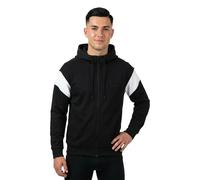 Kapuzensweatjacke BOSS GREEN "Union Saggy", Herren, Gr. XL, schwarz-weiß (dunkelblau402), Sweatware, Obermaterial: 53% Baumwolle, 44% Polyester, 3% Elasthan, unifarben, regular fit normal, hoch geschl