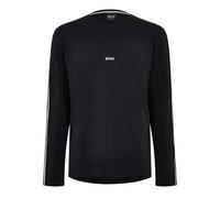 Boss - "Unique" T-Shirt für Herren, Jersey, Langärmlig (Schwarz) S