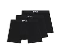 BOSS Herren Trunks MICRO ONE – 3er-Pack Jersey Schwarz Gr. XXL