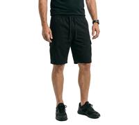 Shorts BOSS GREEN "S Urbanex-Cargo", Herren, Gr. 52, N-Gr, schwarz (schwarz001), Web, Obermaterial: 100% Elastomultiester, unifarben, regular fit, Hosen Shorts, mit Cargotaschen Cargohose Stretchhose