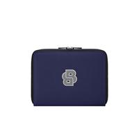 BOSS Varsity-inspired folder with oversized logo patch - Style Conference folder A5 Varsity Navy, 58837109 Blau ONESI