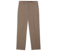 BOSS Verkürzte Tapered-Fit Hose aus elastischer Baumwolle - Style Tecarino2, 50555621 Braun 44