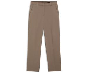BOSS Verkürzte Tapered-Fit Hose aus elastischer Baumwolle - Style Tecarino2, 50555621 Braun 46