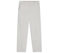 BOSS Verkürzte Tapered-Fit Hose aus elastischer Baumwolle - Style Tecarino2, 50555621 Hellgrau 42