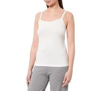Tanktop BOSS "VEST CI 1", Damen, Gr. S, weiß (open weiß 119), Jersey, Obermaterial: 95% Viskose, 5% Elasthan, unifarben, casual, körpernah, Rundhals, ohne Ärmel, Tops, mit Rundhalsausschnitt (82398536