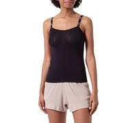 Tanktop BOSS "VEST CI 1", Damen, Gr. M (38), schwarz (schwarz 001), Jersey, Obermaterial: 95% Viskose, 5% Elasthan, unifarben, körpernah, Rundhals, Tops Tanktop, mit Rundhalsausschnitt (60209657-M) sc