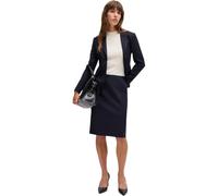 Boss - "Vileah" Bleistiftrock für Damen, Schurwolle (Dunkelblau) EU 32 / UK 4