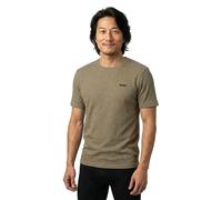 BOSS Pyjama-Shirt aus Baumwoll-Mix mit Logo-Stickerei - Style Waffle T-Shirt, 50535891 Hellbraun S