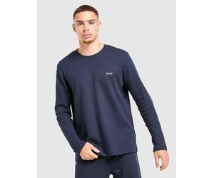 BOSS Waffle Long Sleeve T-Shirt - Herren, Blau - M