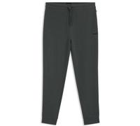Pyjamahose BOSS "Waffle Pants Cuf", Herren, Gr. M, N-Gr, grün (open grün 345), Jersey, Obermaterial: 60% Baumwolle, 40% Polyester, lang, Hosen (75548711-M) open grün 345