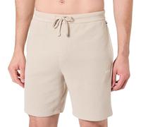 BOSS Regular Fit Shorts mit Strukturmuster in Beige, Größe S
