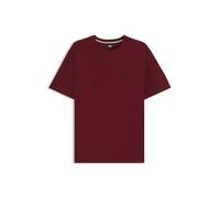 Pyjamaoberteil BOSS "Waffle T-Shirt", Herren, Gr. M, dunkelrot 602, Obermaterial: 60% Baumwolle, 40% Polyester, regular fit, Rundhals, Shirts (35711062-M) dunkelrot 602