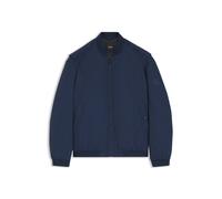BOSS Wasserabweisende Bomberjacke aus softem Gewebe - Style Ovarsi, 50555846 Dunkelblau 58