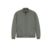 BOSS Wasserabweisende Bomberjacke aus softem Gewebe - Style Ovarsi, 50555846 Grau 52