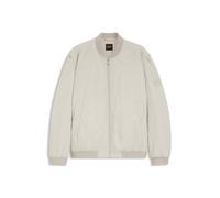 BOSS Wasserabweisende Bomberjacke aus softem Gewebe - Style Ovarsi, 50555846 Hellgrau 44