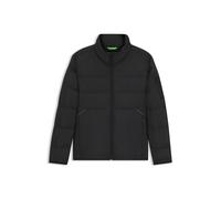 BOSS Wasserabweisende Daunenjacke mit Ärmeltasche - Style OW_Urbanex Puffer, 50544322 Schwarz L