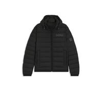 BOSS Wasserabweisende Daunenjacke mit tonalem Logo - Style Dawood1_IN, 50534297 Schwarz 48
