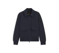 BOSS Wasserabweisende Jacke aus Knitter-Gewebe - Style Ocruise, 50562351 Dunkelblau 46